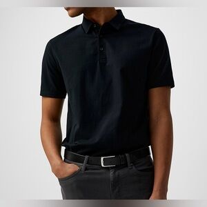 2/40$ Men’s Simon’s Le 31 organic cotton stretchy black polo Sz XL‎ NWT
